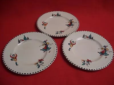 Buy 3 Art Deco J & G Meakin Tyrol Ware Alpine Boy Girl Lederhosen 7  Tea/side Plates • 30£