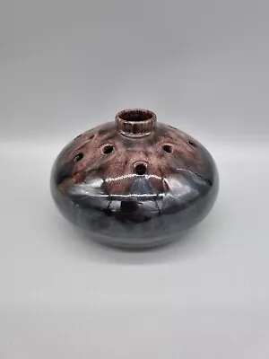 Buy A Vintage Hastings Studio Pottery Flower Frog / Vase By Dennis Lucas. • 28£