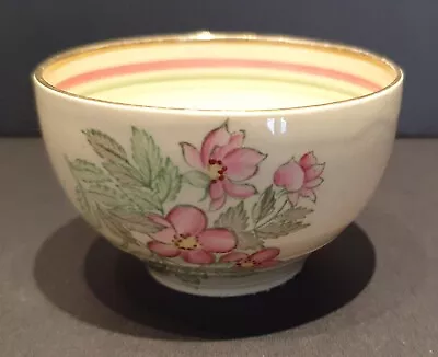 Buy Rare Gray's Pottery Banded Floral Sun Buff Sugar Bowl C1937 Design No: A4524 • 9.95£