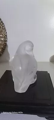 Buy Lalique Frosted Crystal Signed Duck 4 3/8  Tall 5 1/2  Long, Heavy EUC • 278.65£