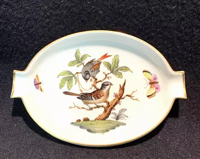 Buy Vtg Herend Hungary Rothschild Porcelain Birds And Bugs Ashtray 7785 /Ro Dish • 32.62£