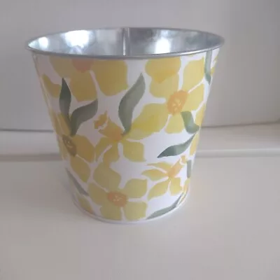 Buy Emma Bridgewater Daffodil Easter Spring M&S Plant Pot Holder Planter Tin Metal • 9.99£