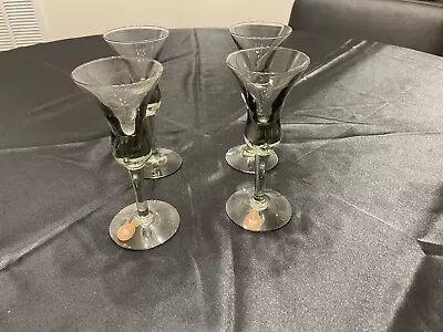 Buy Four Vintage Holmegaard Drinking Glasses New With Stickers • 83.86£