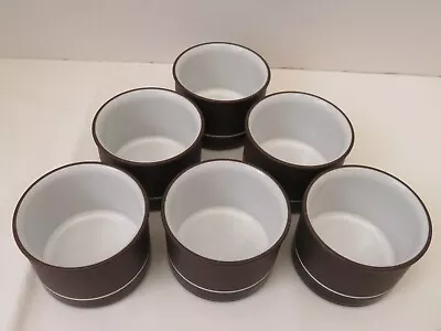 Buy Hornsea Pottery Vintage Ramekins, Contrast Cookware Set Of Six  • 15£