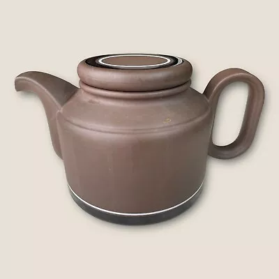 Buy Lancaster Vitramic Hornsea Pottery Contrast 1997 Brown Lidded 2 Pint Tea Pot • 14.95£