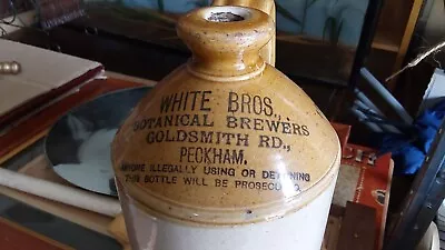 Buy Antique Stoneware Flagon From Peckham 27cm High • 20£