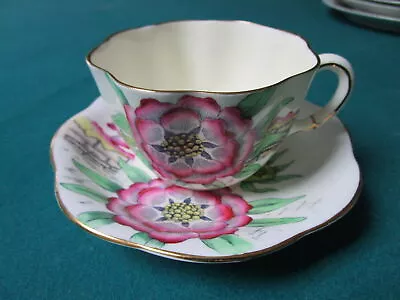 Buy 1940s  Vintage Teacup  Saucer Bone China Taylor Kent Longton England  ORIG [81A] • 60.58£