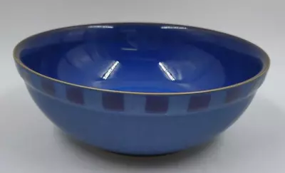 Buy Vintage Denby Reflex Stoneware Serving Bowl In Blue With Square Design 23.5cm • 4.99£