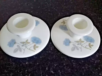 Buy 2 X Wedgwood Ice Rose Candle Holder • 9£