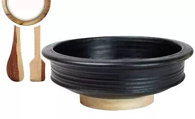 Buy Handmade Unglazed Terracotta Clay Pottery Mud Pot/Earthen Handi For Cooking 4 L • 138.55£