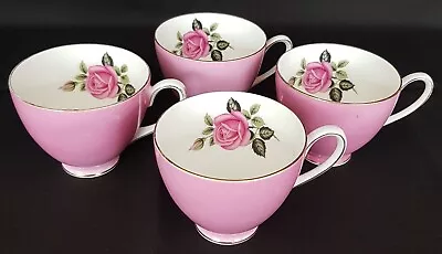 Buy Adderley Bone China Cups (4) H882 • 5£