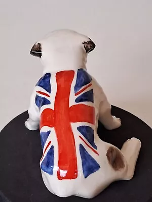 Buy *rare* Carlton Ware Union Jack Bulldog, Carltonware, Wavy Flag Version, Perfect • 62.99£