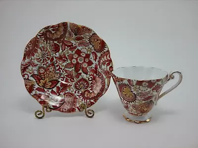 Buy Vintage Royal Standard England Fine Bone China Tea Cup & Saucer   Paisley  • 16.77£