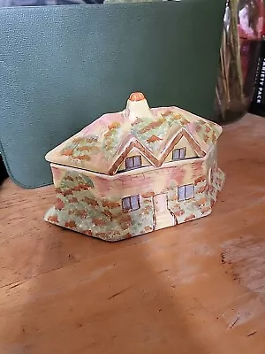 Buy Vintage Kensington Burslem Novelty Pottery Cottage Butter Dish • 12£