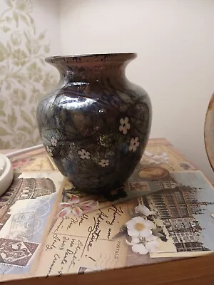Buy Vintage Okra Glass Vase 1989 • 59.99£
