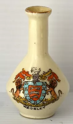 Buy Goss & Crested China: Rare Weobley (herefordshire) Crest On Wilton China Vase • 3.99£
