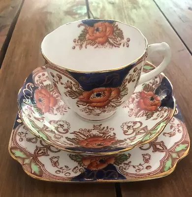Buy Vintage English Bone China Imari Style Pattern 2523 Trio Tea Cup Saucer Plate • 14.99£