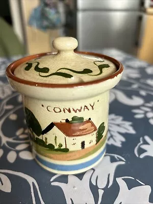 Buy Torquay Pottery Motto Ware Jam Pot • 1.99£