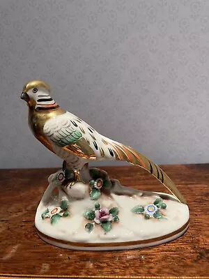 Buy Samson Chelsea Porcelain GOLDEN PHEASANT Gold Anchor Mark … Mint !!! 4 Ins Tall • 49.99£