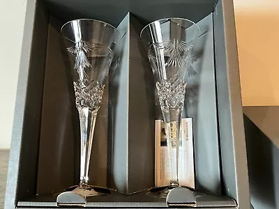 Buy Waterford Crystal Millennium Series The Five Toasts Champagne Flutes New In Box • 102.51£