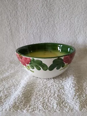 Buy Small Vintage Spanish Ceramic Fruit Bowl Floral Pattern By Martinez • 12.99£