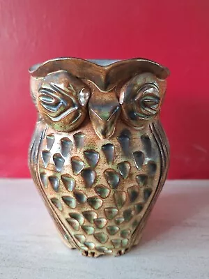 Buy Marc Goldberger Folkestone Studio Prima Pottery - Large Owl Vase  - PP Mark 13cm • 19.99£