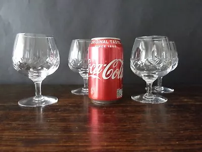 Buy 4x Stuart Crystal 'Carlingford' Cut Brandy Glasses Signed H12cm • 32£