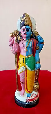 Buy Lord Shiva & Vishnu Old Pottery Terracotta Mud Clay Figure Idol Statue Vintage • 135.95£