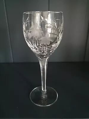 Buy Stuart Crystal Cascade Wine Glass 1st Quality Signed 6 7/8  • 29.79£