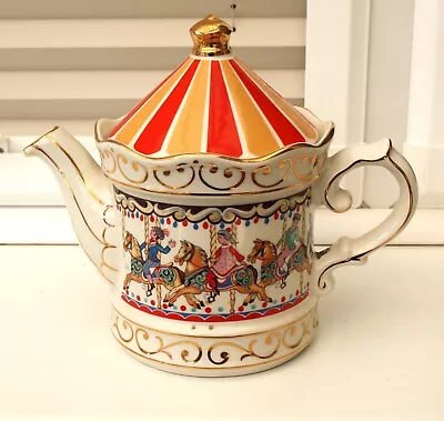 Buy Sadler Novelty Teapot, Edwardian Carousel • 6£