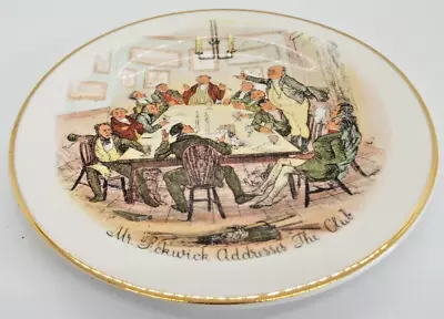 Buy Vintage Dickens Series Ware Mr Pickwick Addresses The Club Small Plate • 4.95£