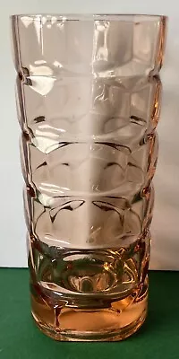 Buy Vintage Luminarc Rosaline Glass Vase Depression Rose Pink 1970s France • 7.99£
