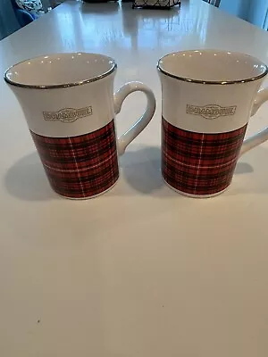 Buy Kilncraft England Drambuie Set Of 2 Coffee Cups Mugs Tartan Plaid Gold Trim • 16.77£