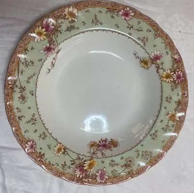Buy Doulton Burslem, Vintage China Soup Plate, Flower Patter, ARNOLD • 6£