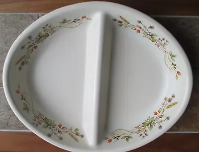 Buy Marks And Spencer Harvest Oval Dish With Divider Oven To Tableware Excellent  • 16£