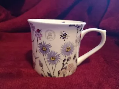 Buy KEW Royal Botanical Gardens Fine Bone China Mug Wildflower Butterfly Pattern • 9.99£