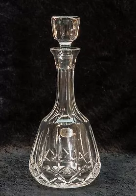 Buy Atlantis Deep Cut Crystal Decanter Wine Charters Pattern Arches And Diamonds • 25.15£