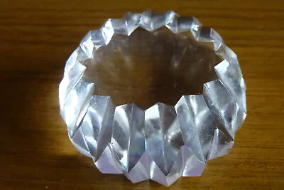 Buy Small Faceted Small Glass Paperweight 7cm Tall X 3cm Tall • 2£