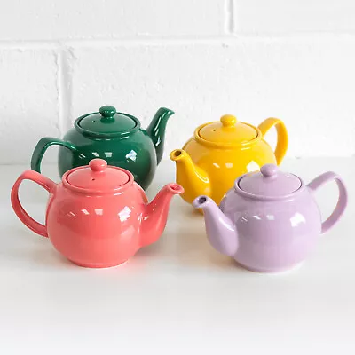 Buy Medium 1 Litre Fine Stoneware Teapot Vintage Style Cafe Afternoon Tea Coffee Pot • 18£