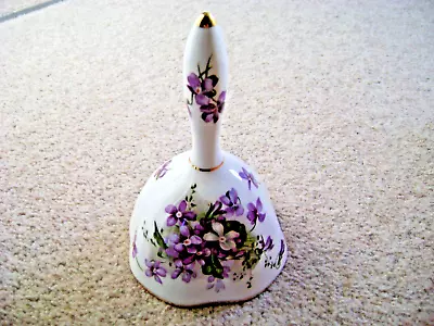 Buy Hammersley- Spode England Porcelain BELL-ornament ,Victorian Violets • 15£