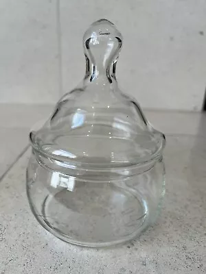 Buy Princess House Heritage Design Hand-blown Hand-cut Lidded Crystal Jar • 9.32£