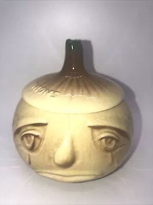 Buy Vintage SylvaC Onion Face Pot No.4756 Double Teardrop / Crying - 12cm X 12cm • 8.97£