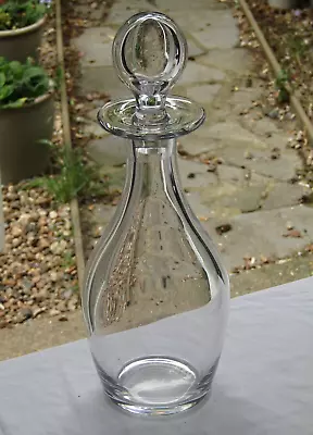 Buy Modern Design Crystal Glass Round Decanter Wine Liqueur Whisky Brandy 32cm Tall • 29.99£