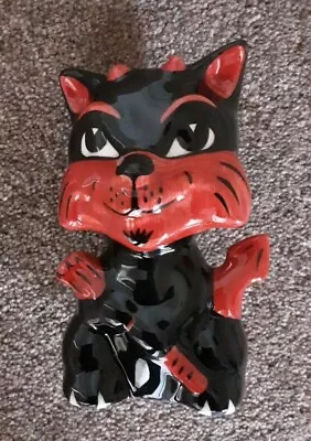 Buy Lorna Bailey Hand Painted Halloween  Mephisto   Devil Cat Signed Rare • 43.50£