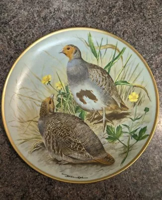 Buy Franklin Porcelain Game Birds Of The World COMMON PARTRIDGE 1979 • 4.69£