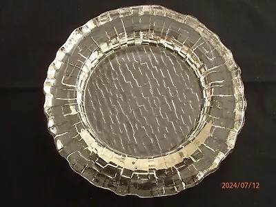 Buy Vintage Swedish Pukeberg Designed Ice Cube Round Glass Dish  • 58£