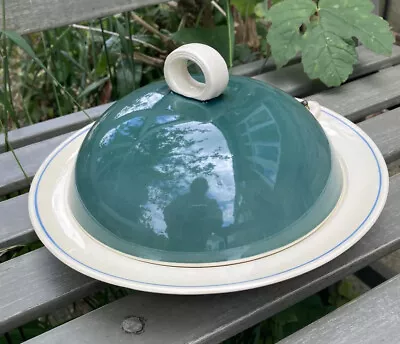 Buy Susie Cooper Crown Works Burslem Warming Dish 1930s Art Deco Falcon Shape Green • 14.50£