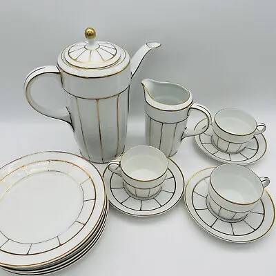Buy Paul Muller Selb Bavaria China Tea Set With Salad/Appetizer  Plates 15 Pieces • 113.46£