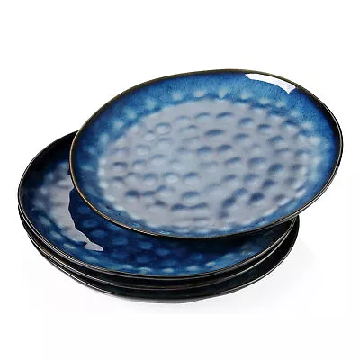 Buy Vancasso STARRY Dinner Plates Vintage Stoneware Reactive Glaze Plates Set 11inch • 29.69£