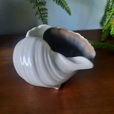 Buy Poole Pottery Winkle Conch Sea Shell Planter 8 X 12 Cm Twintone Sepia & Mushroom • 12£